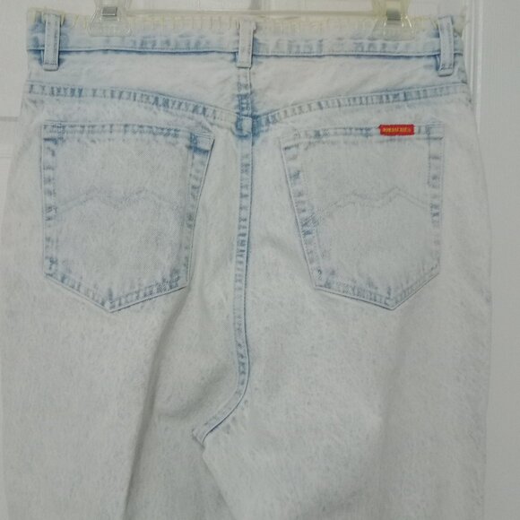 Vintage Jordache High Waisted Acid Wash Mom Jeans Size 16 Zip Fly 100% Cotton - Picture 8 of 12